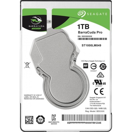 HDD Laptop Seagate BarraCuda® 1TB, 7200RPM, SATA III Seagate - 1